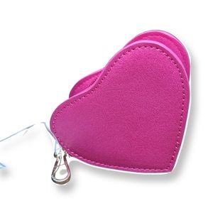 Nordstrom BP Heart Shape Pink Pouch